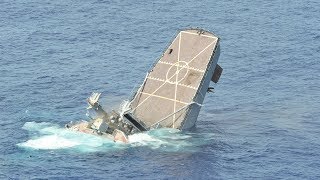 Sinking Exercise during RIMPAC • Hits by Missiles and Torpedoes Compilation [upl. by Alenairam]