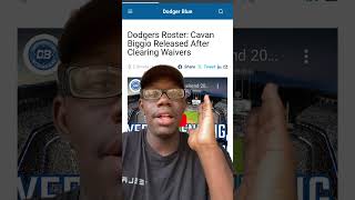 Dodgers release INF Cavan Biggio [upl. by Phillis305]