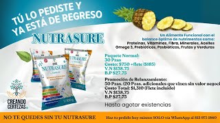 Descubre Nutrasure Ing Edgar Arroyo [upl. by Kam]