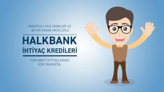 Halkbank İhtiyaç Kredileri ile Yanınızda [upl. by Rotsen939]