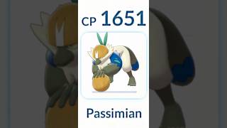 1 HP✨Shiny Passimian Destroy Grunt Badly in pokemongo [upl. by Anul]