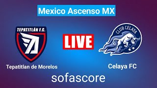 🔴Tepatitlan de Morelos VS Celaya FC Match Live Score  Mexico Ascenso MX Match Live Stream [upl. by Ynnohj530]