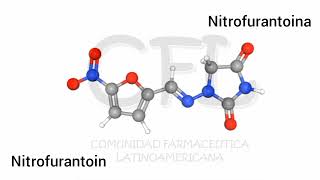 NITROFURANTOINA ►► ⚛️ Estructura química interactiva 🧑🏻‍🔬 [upl. by Aiuqenehs24]