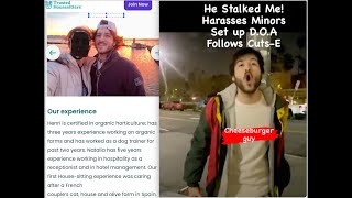 PSYCHO CHEESE BURGER STALKER GUY SETS UP DOA amp CHASES A MINOR [upl. by Gillette970]