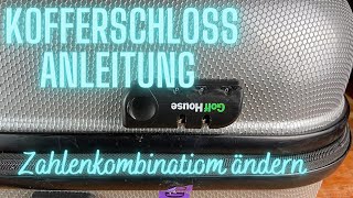 So ändert man den Code am Kofferschloss  Zahlenschloss neu einstellen  ANLEITUNG TUTORIAL [upl. by Anna-Maria760]