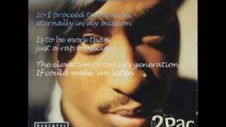 2pac  Unconditional Love  with lyrics [upl. by Ajup25]