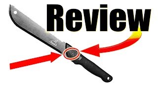 Gerber Gator Machete Review Jr completely random review sharpest knife survival knives review [upl. by Luoar577]