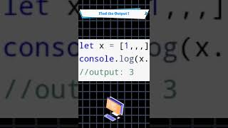 Daily Question  117  Find the outputcodelife dailyquestion shorts js output evaluate array [upl. by Eylk]