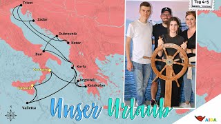 UNSER URLAUB mit der AIDAblu 🛳️ Teil 2 Catania amp Crotone luluundleon aidablu malta valletta [upl. by Oetam]