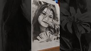 Black and white portrait Pencil sketch [upl. by Boyd]