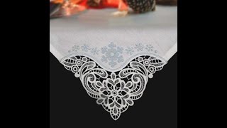 A1 Sewing Free sew along OESD Freestanding Lace Winter Napkins with The Karen Bohl [upl. by Artenak]