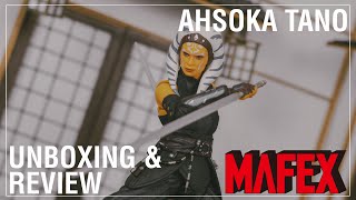 Medicom Toy MAFEX No210 Ahsoka TanoStar Wars quotAhsokaquot Unboxing amp Review [upl. by Ateiram]