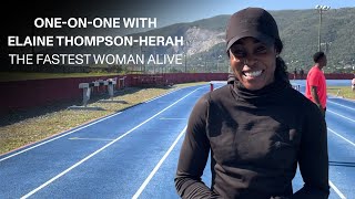 Jamaicas Elaine ThompsonHerah On Her Health Mindset And Coaching Change Heading Into 2024 Season [upl. by Hanford847]