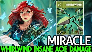 MIRACLE Windranger Facets Whirlwind Insane AOE Damage Dota 2 [upl. by Aidaas]