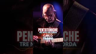 Prova le PENTATONICHE a 3 note per corda 🎸 con Carlo Fimiani guitartechnique shorts [upl. by Payne830]