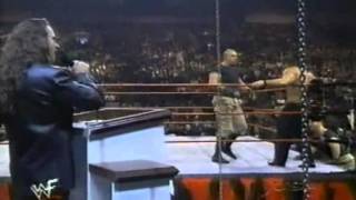 WWF Raw Is War 1998  Steve blackman Vs Recon [upl. by Julie25]