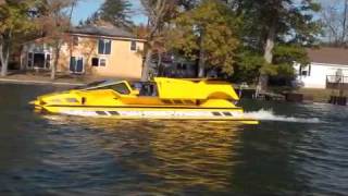 Dobbertin HydroCar  Water Test 1  Amphibious Vehicle [upl. by Ibocaj]