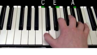 How to Play Locked Out Of Heaven by Bruno Mars Piano Tutorial [upl. by Anide669]