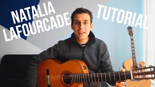 Tu si sabes quererme Natalia Lafourcade Tutorial de guitarra [upl. by Millham802]