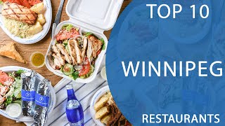 Top 10 Best Restaurants to Visit in Winnipeg Manitoba  Canada  English [upl. by Dorcia]