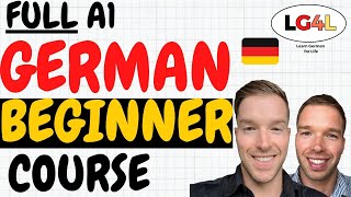 Learn German for Beginners  Full Course  German Course A1 for Beginners  Learn German for free [upl. by Yorgo]