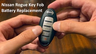 2010  2023 Nissan Rogue Key Fob Battery Replacement [upl. by Alilak]