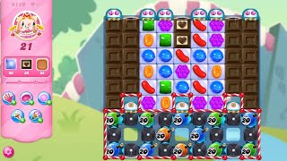 Candy Crush Saga LEVEL 4110 NO BOOSTERS new version🔄✅ [upl. by Earl]