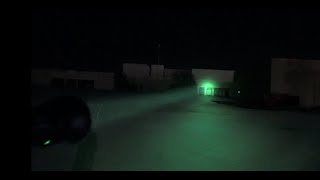 Acebeam L19 Green Beamshots 2200 Lumens [upl. by Drehcir]