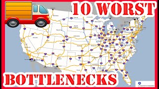 Americas Top 10 WORST Interchange Bottlenecks For Trucks  Can They Be Fixed [upl. by Nguyen]