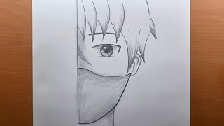 Disegni anime facili  Come disegnare gli ragazzo anime passo dopo passo  Disegno facile [upl. by Nnoved]