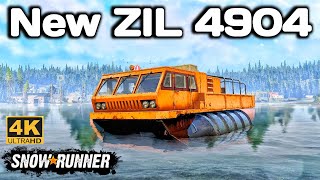 New Truck ZIL 4904 In SnowRunner Season 14 snowrunner truck 4k [upl. by Angelita]