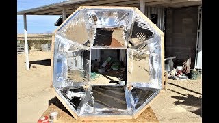 new mylar for the solar oven reflector [upl. by Akihdar]