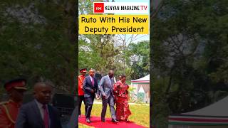 President Ruto first Lady and his new Deputy President Kithure Kindiki in State House Kwale [upl. by Celik]