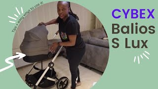 How To Use The Cybex Balios S Lux Stroller Buggy [upl. by Hermon]