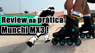 Review na prática do patins urbano Munchi MX3 [upl. by Cand]