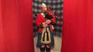 An old traditional Scottish song  The Campbells are Coming  by Kenny Ahern Bagpiper [upl. by Thain]