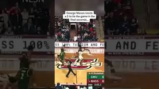 The ending to George Mason vs UMass was BIZARRE 🏀 shorts [upl. by Schindler]