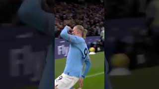 Haland does Mbappe’s celebration 🤯football haland mbappe [upl. by Shanleigh209]