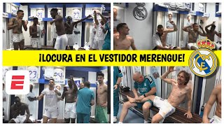 PARA VERLO MIL VECES Así fue la locura en el vestidor del Real Madrid tras hundir al City  UCL [upl. by Ahselat]