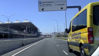 Málaga Airport car rental return route [upl. by Plotkin]