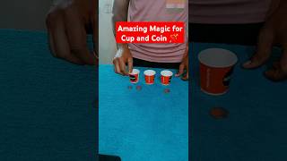 Amazing Magic for Cups and Coins 🪄😉magicmagicianartamazingmindblowing [upl. by Brion903]