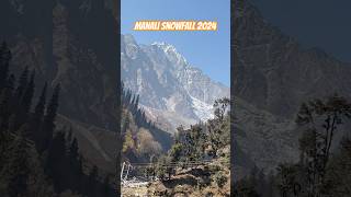 Manali Snowfall 2024 shorts [upl. by Horter]