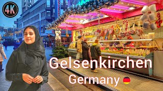 Gelsenkirchen City Germany Walking tour in Gelsenkirchen NRW 4k HDR 60fps [upl. by Olonam]