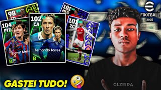 Gastei tudo que eu Tinha para quotrefazerquot meu time no eFootball 25 Mobile 😱 [upl. by Adiela314]