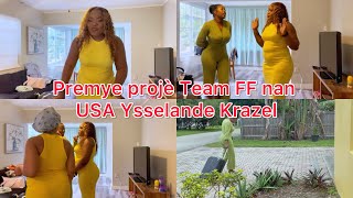 Premye projè team FF nan USA Ysselande krazel Lilybeauté pakonn makiye 😳li pran malèt lale prank🥹 [upl. by Nythsa]