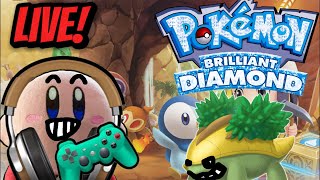 🔴 Pokémon Brilliant Diamond Nuzlocke LIVE Part 2 [upl. by Eelarol]