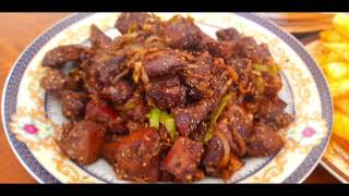 أسهل وألذ طريقة لطهي كبدة الخاروف The easiest and most delicious way to cook lamb liver [upl. by Aitas676]