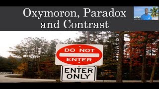 Oxymoron Paradox and Contrast [upl. by Eiliak605]