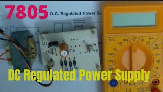 5V DC Regulated Power Supply using 7805  Complete Circuit Diagram With Explanation [upl. by Tove261]