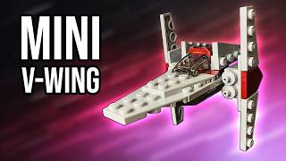 Building a Tiny LEGO VWing Starfighter [upl. by Iloj]